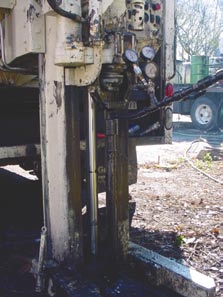 Equipment using Emulsified Zero-Valent Iron remediation technology