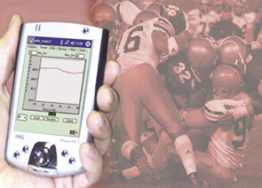Temperature data can be sent to a computer or a personal digital assistant