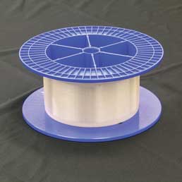 Spool of fiber optic cable