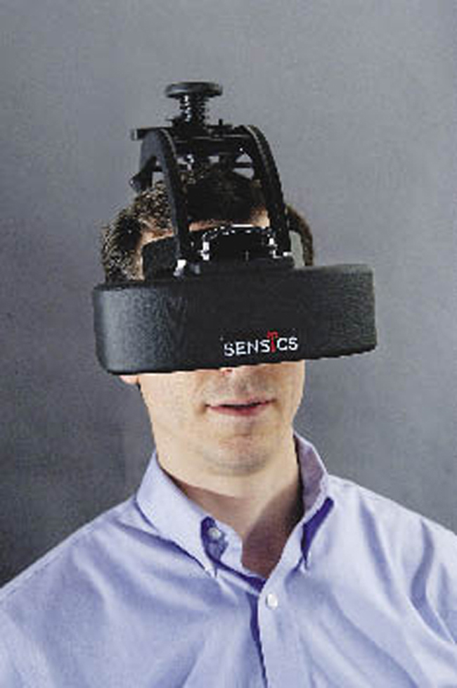 A person wearing the piSight