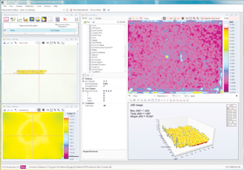 Screenshot of the Spatial Standard Observer measurement features