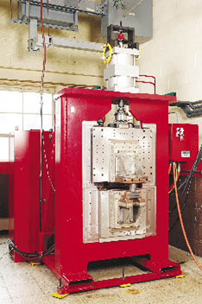 Heavy machinery that uses deformation resistance welding