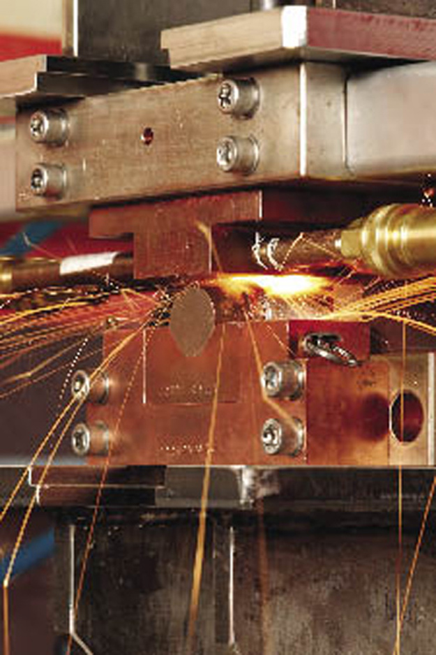 Machinery performing welds