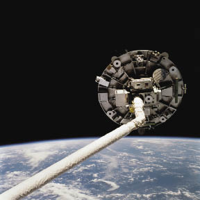 The Wake Shield Facility in space The Wake Shield Facility in space