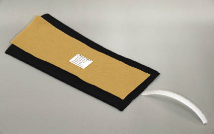 Wrist and ankle wrap with aerogel Wrist and ankle wrap with aerogel