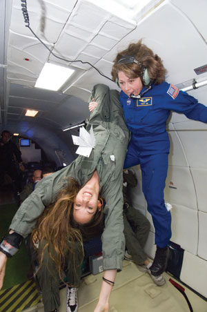 Motion sickness study during a parabolic-arc flight Motion sickness study during a parabolic-arc flight