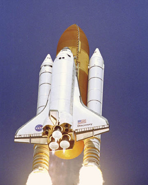 Space Shuttle Discovery launch Space Shuttle Discovery launch