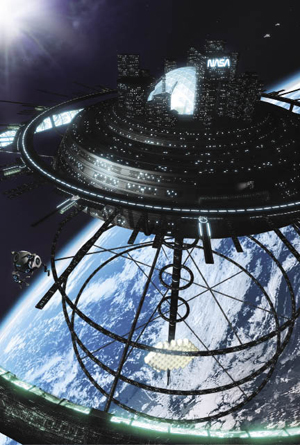 Space station in NASA video game Space station in NASA video game