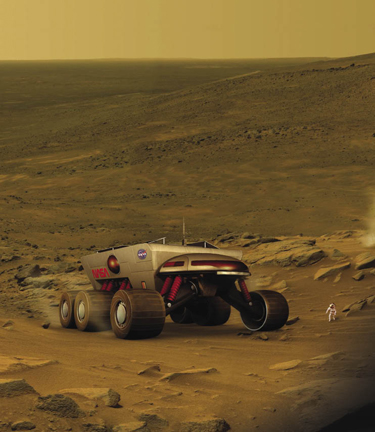 Mars scene in NASA video game Mars scene in NASA video game