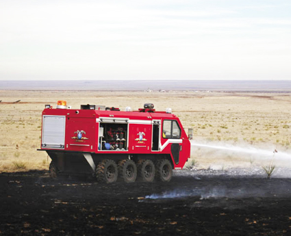 Unique firefighting vehicle