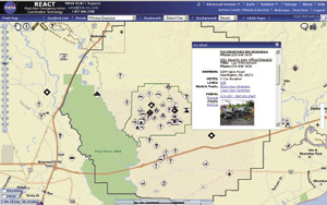 Screenshot of a web-based information system Screenshot of a web-based information system