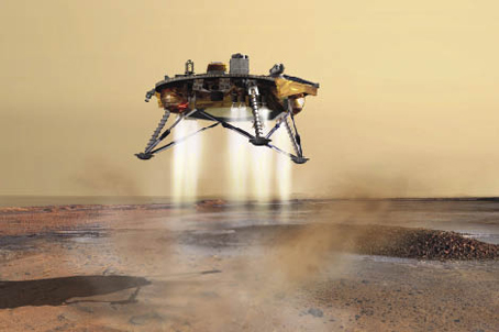 Rendering of the Phoenix Mars Lander Rendering of the Phoenix Mars Lander