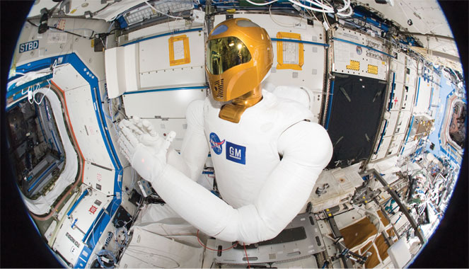 Robot 2 onboard the ISS