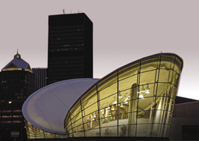 Roof made with tensile membrane technology
