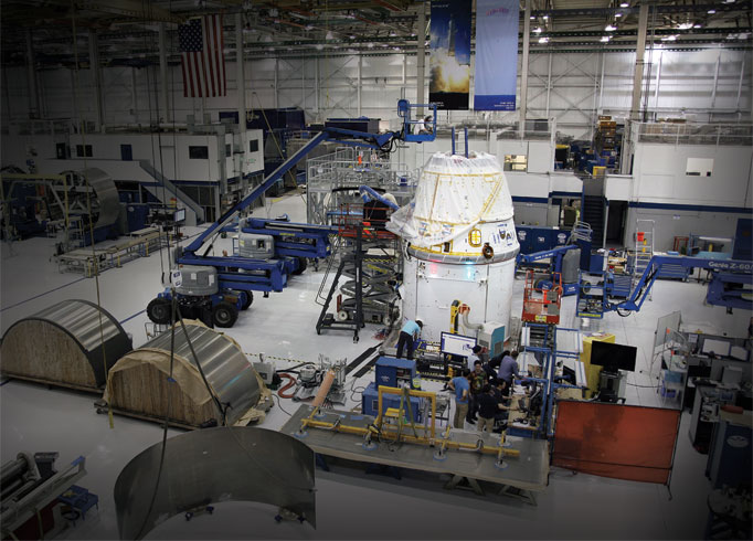 SpaceX manufacturing facility