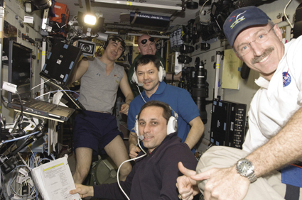 Crew onboard the International Space Station Crew onboard the International Space Station