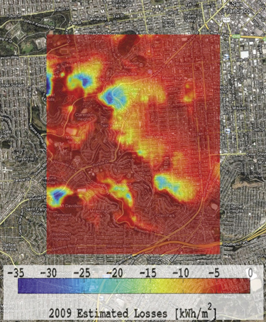 Google Map with shading models