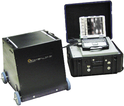 Line scanning thermography cart Line scanning thermography cart