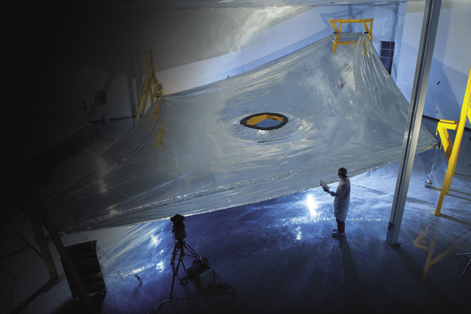 Sunshield for the James Webb Space Telescope