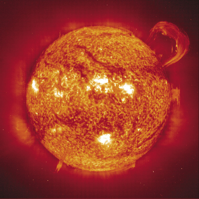 Solar activity on the Sun