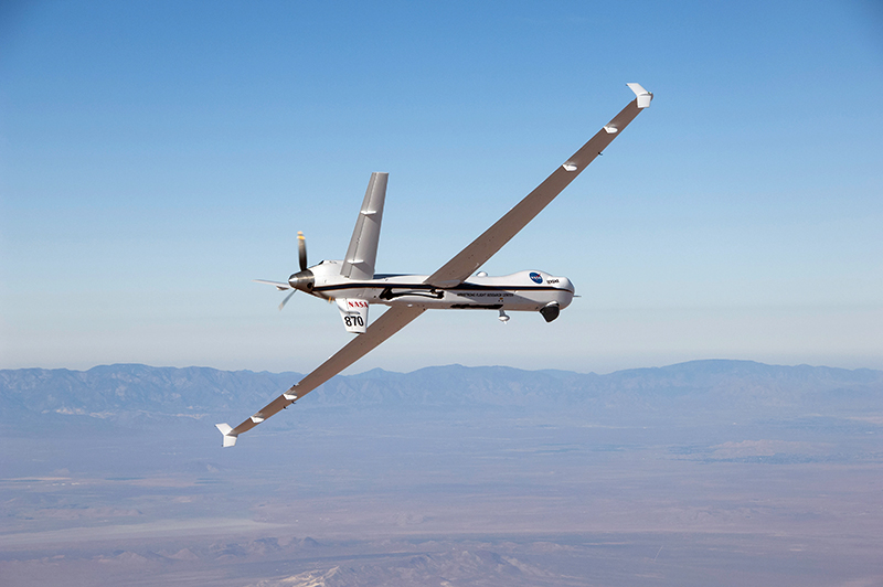NASA’s unmanned Ikhana aircraft in flight