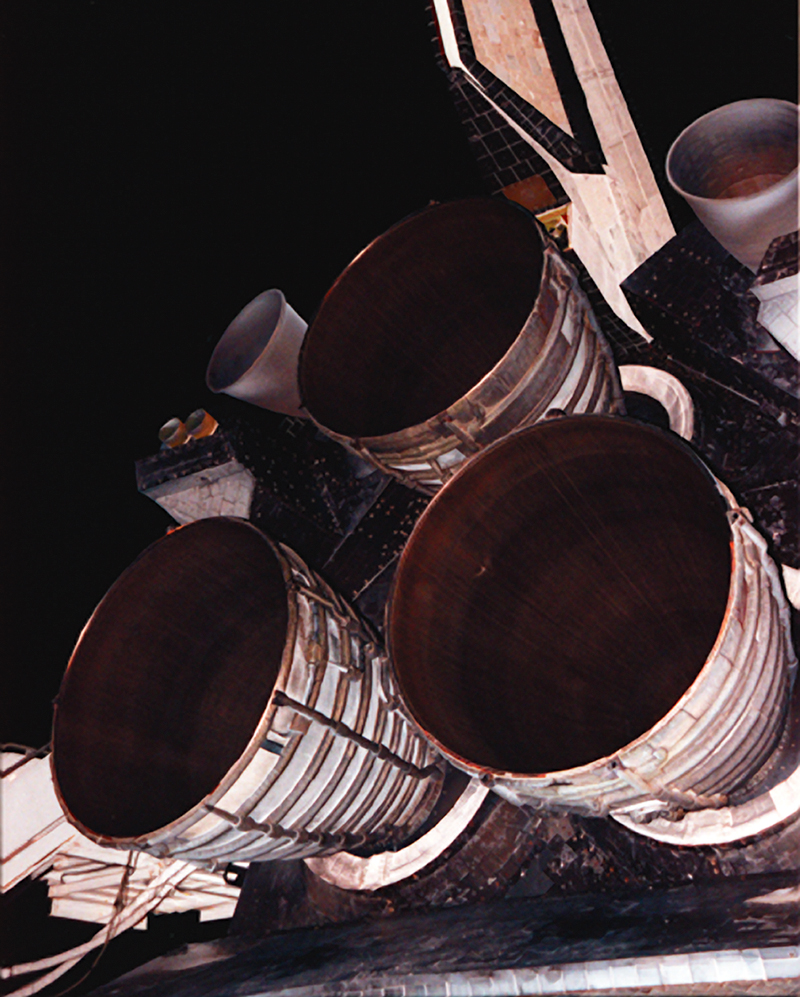 Space Shuttle Columbia main engines