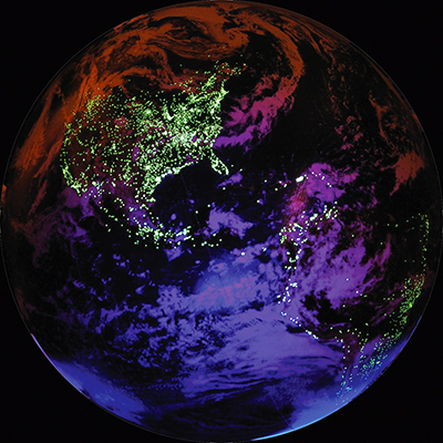 EarthBall with NightGlow Cities