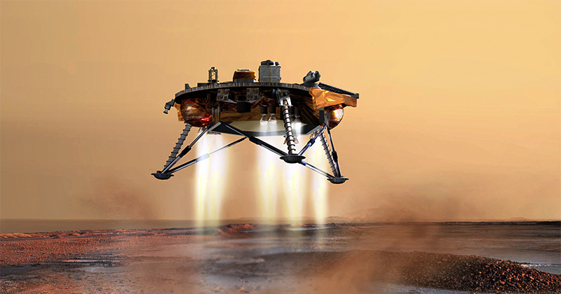 Rendering of the Phoenix Mars Lander
