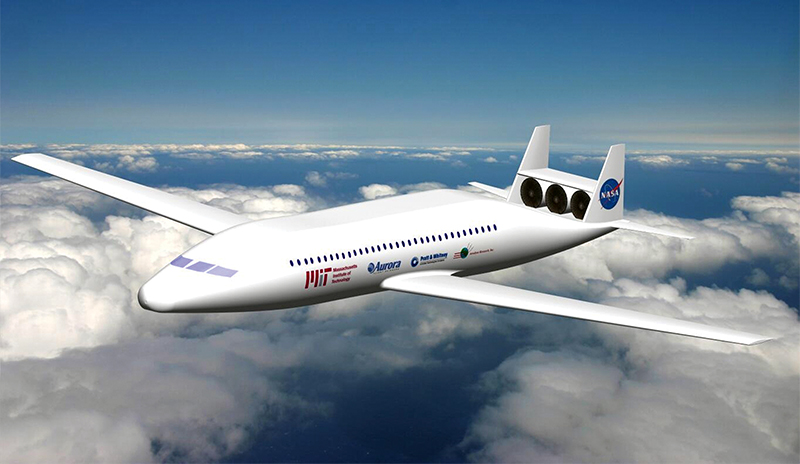 Rendering of the subsonic fixed wing aircraft