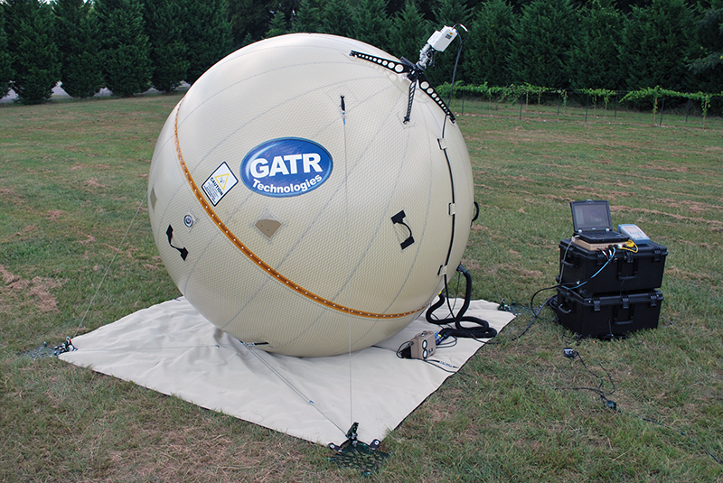 inflatable antenna with its cases and accessories