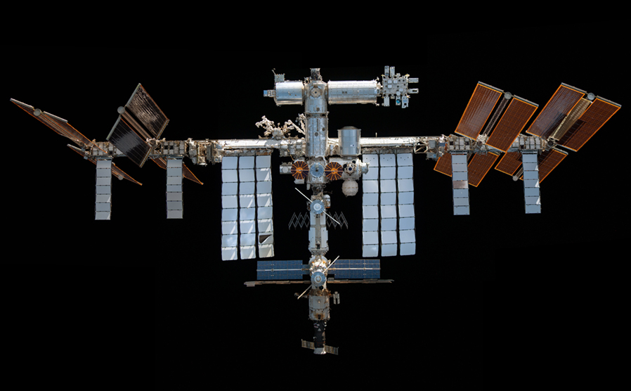 Mosaic image of the International Space Station
