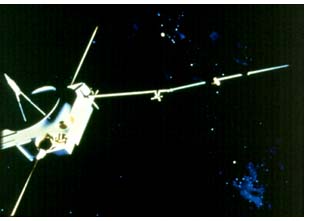 Ulysses spacecraft in orbit