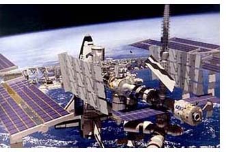 computer image concept view presents another image of the International Space Station