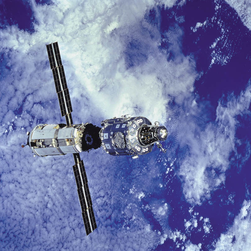 of the International Space Station in orbit