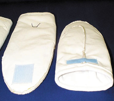 space mittens a precursor to the development of gloves projected for use on a future mission to Mars