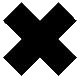 icon of a X