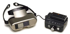 The JORDY headset helps people with low vision to see