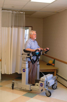 The Secure Ambulation Module benefits patients and therapists