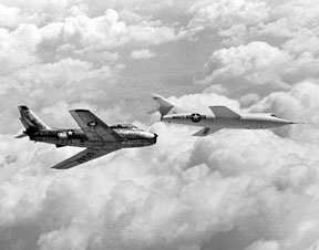 Douglas D 558 2 and North American F 86 Sabre aircraft
