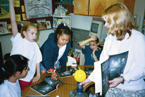 Students in fourth grade at Longfellow Elementary School