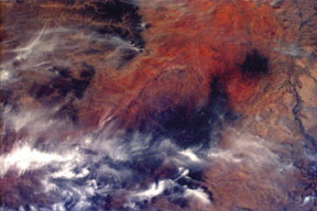 Aerial image of Arizona and Utah taken from Space Station