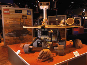LEGO scale model of Mars Exploration Rover