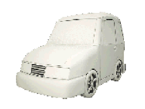 Computer-generated car model