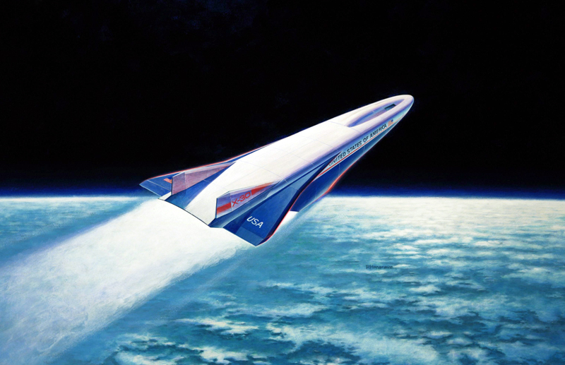 Rendering of the X-30 supersonic spaceplane