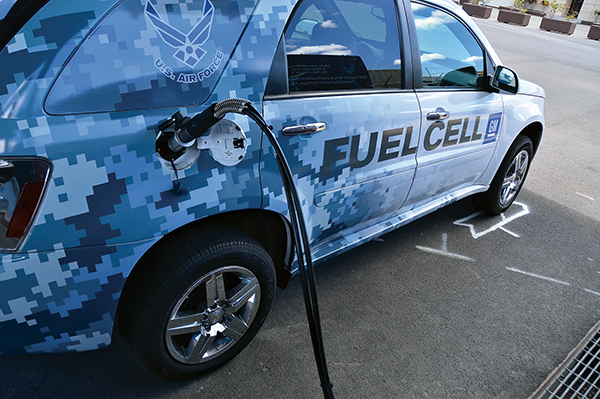 Fuel cell car charging