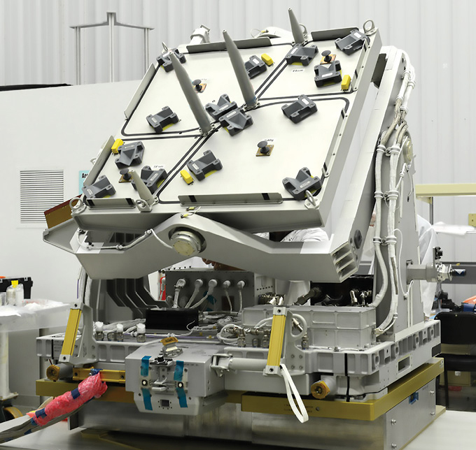 Teledyne Brown Engineering Multi-User System for Earth Sensing before it was launched to ISS