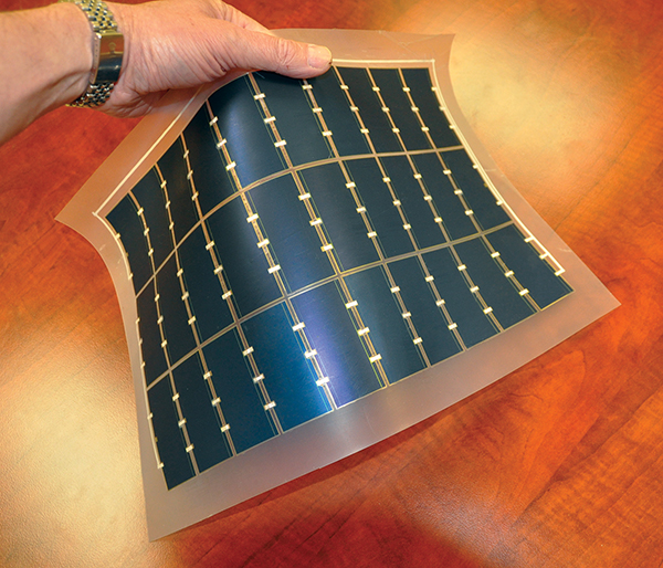 Flexible solar panel