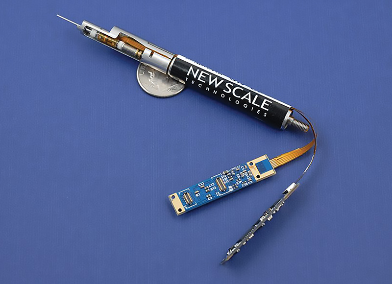 New Scale Technologies’ tiny, low-voltage positioner