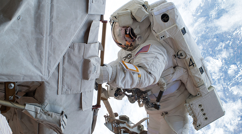 Astronaut on space walk