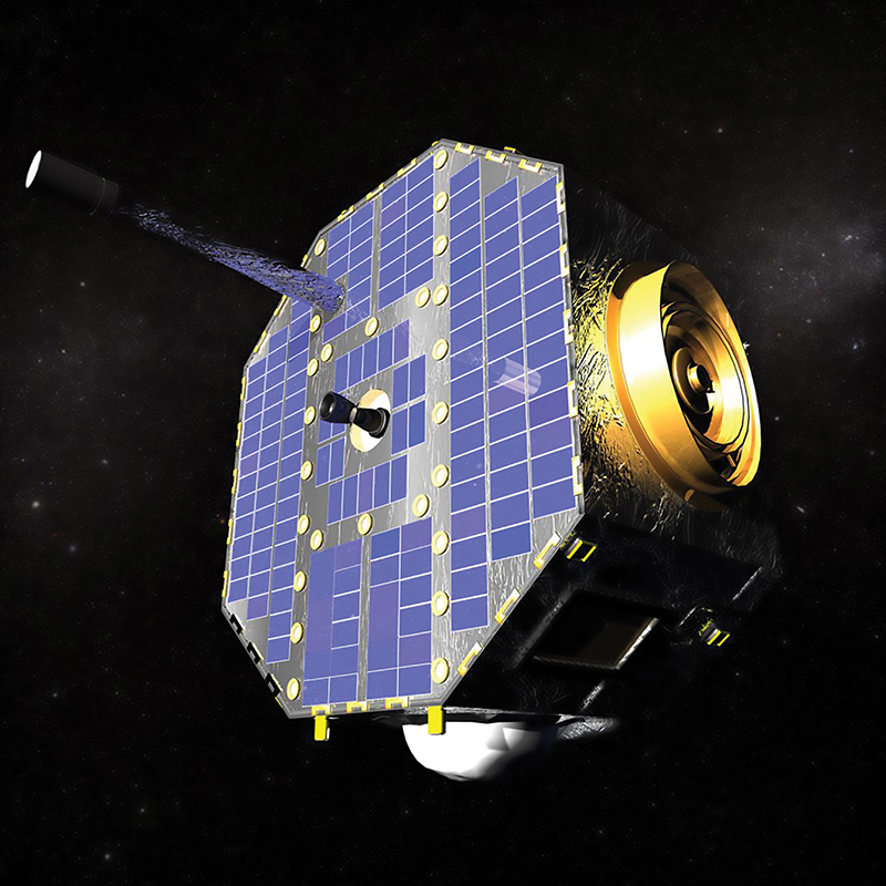 Artist’s rendering of IBEX spacecraft